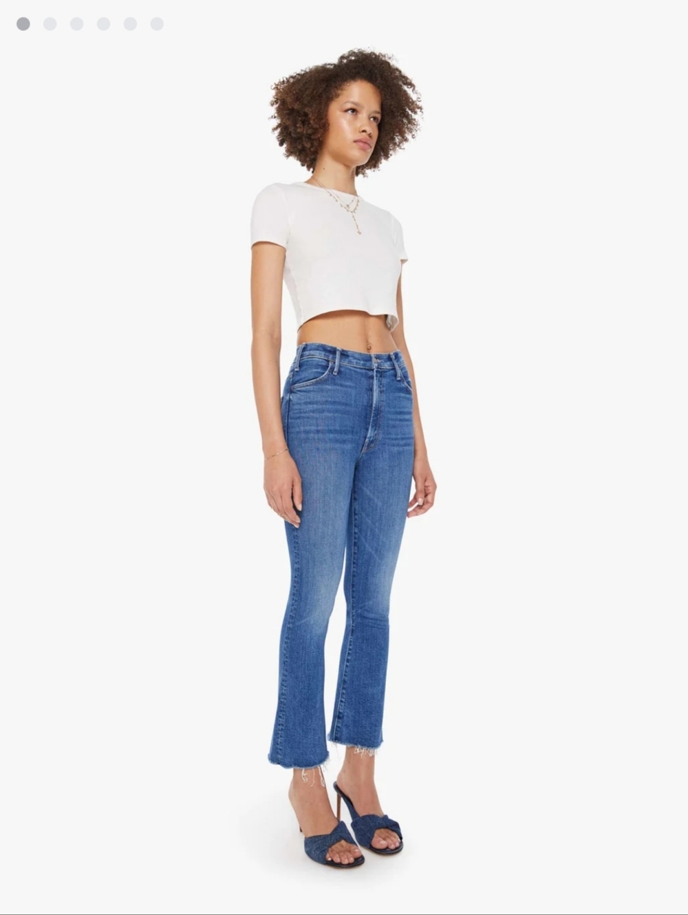 Mother The Hustler Ankle Fray Grasping At Straws Size 27